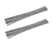 HWIREUIGT Varillas de soldadura universales, 100 Uds., cobre, aluminio, hierro, acero inoxidable, varilla de soldadura con núcleo, electrodo de alambre de soldadura, 33cm x 1,6mm