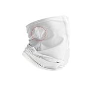HWJFDC Braga Cuello Mascarilla Facial con protección UV, pañuelo refrescante de Verano for Hombres y Mujeres, mascarilla for el Cuello for Ciclismo, esquí, Pesca, Senderismo Correr(White)