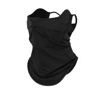 HWJFDC Braga Cuello Pañuelo de Tubo Secado rápido, protección Solar, for el Verano, for Deportes, Ciclismo, Senderismo, Camping y Correr(Black,XL)