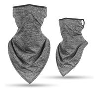 HWJFDC Braga Cuello Pañuelo for el Cuello con Orejeras y protección Solar UV for Hombres Mujeres, Ideal for Deportes al Aire Libre(Gray)