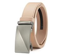 HWJFDC Cinturones Hombre Cinturones de cuero automáticos con correa trinquete for hombre, 115 a 135 cm(125cm,Color 01)