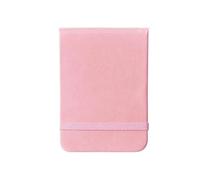 HWJFDC Libreta Pequeña Mini cuaderno de bolsillo A7 96 hojas, planificador diario, estudio, agenda, papelería(Pink)