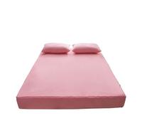 HWJFDC Protector Colchon Impermeable Funda de colchón Impermeable con Cremallera, Funda de colchón Todo Incluido de Seis Lados, Sábana Bajera Acolchada King Queen(4,135x190x25cm 1pc)