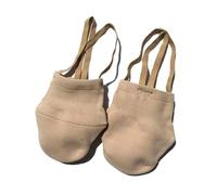 HWJFDC Punteras Gimnasia Ritmica Zapatos de Gimnasia rítmica, Calcetines Suaves Media caña, Suela competición Punto, Zapatos Baile elásticos Color Piel(S)