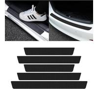 HWLHWTSN 5 Pieza Protector Umbral Puerta Coche para Ford Ranger 2016-2022 2023, Puerta Guardias del Accesorios Tira del de Coche Protectores Umbral Puerta