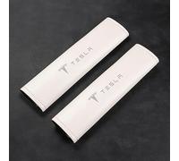 HWLHWTSN Almohadillas Cinturón de Seguridad Coche, para Tesla Hombreras Protectoras Transpirable Hombreras Protectoras Interior Accesori,D