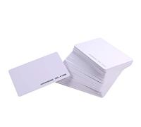 HWMATE Tarjeta de Acceso Inteligente de Entrada de identificación de proximidad EM RFID sin Contacto de 125 KHz para Asistencia de Tiempo de Control de Acceso (Paquete de 100)