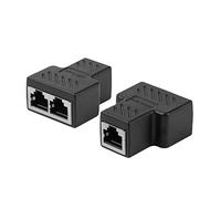 Hwmsza 1 Uds 2022 RJ45 1 a 1/2 LAN Cable de Red Ethernet Hembra Adaptador Divisor Conector Divisor Extensor Enchufe Red T Cabeza (Color : tee Head)