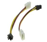 Hwmsza 4 Pines a 6 Pines PCI-Express PCIE Tarjeta de Video Cable Adaptador convertidor de energía