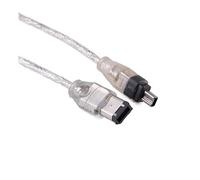 Hwmsza 4p 4 Pin a 6 Pin IE-EE 1394 Compatible con el Cable Adaptador IL-Tink 4pin a 6pin Firewire Cable Dv Cable de cámara 5 pies