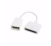 Hwmsza Acoplamiento de 15 cm Hembra de 30 Pines a USB 2.0 Hembra Carga de Datos Cable Corto Muelle 30P Dark &Nevado (Size : 15CM, Color : Bianco)