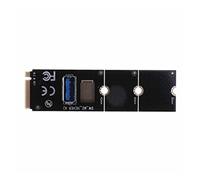 Hwmsza Adaptador convertidor M.2 a USB 3,0 PCI Express Extensor de Tarjeta gráfica de vídeo M2 a PCI-E PCIe X16 Transferencia de Ranura Elevador de minería (Color : 2)