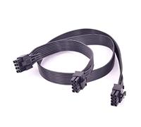 Hwmsza Cable de Fuente de alimentación de 8 Pines a Doble 6 + 2 Pines PCIe 8 Pines 1 a 2 Divisor Compatible con Cor-sair RM1000 RM850 RM750 RM650 RM550 RM450 (Size : 0.8m, Color : 5pcs)