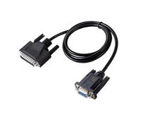 Hwmsza Cable de Programa RS232/USB A 2.0 a D-Sub Macho de 25 Pines for Controladores de Bomba USB Serie D P/N 68-1247-504 480-7996-00(2.98,USB A -DB25 Male)
