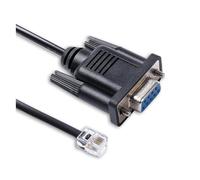 Hwmsza Cable de programación PLC DB9 hembra RS232 serie a RJ12 6P6C for DL05 DL06 DL105 DL205 D3-350 D4-450 D2-DSCBL(2.98M)