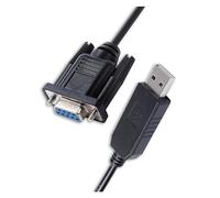Hwmsza Cable de programación USB y-esu Cat FT231XS Cable USB Serie a DB9 Hembra Adecuado for FT-847 VR-5000 NM-9F(2.98m)