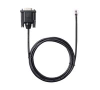 Hwmsza Comunicación Serie D-Sub de 9 Pines DB9 Hembra a RJ12 6P6C for Descarga de terminales POS Castles UPT1000 VEGA3000(1m)