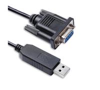 Hwmsza FT231XS USB RS232 Serial a D-Sub Cable Hembra DB9 de 9 Pines for conectar TV a un Dispositivo de Control Externo(USB RS232-DB9F)