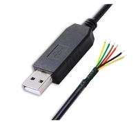 Hwmsza FT232RL Adaptador convertidor Serie USB a RS232 Cable Abierto