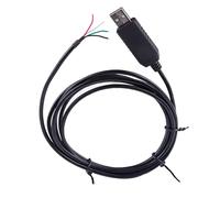 Hwmsza FT232RL USB RS232 Cable de comunicación de Alambre de 4 Pines en Serie Compatible con Compatible con USB-RS232-We