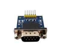 Hwmsza Módulo TTL a RS232, Nivel RS232 a TTL, módulo de Puerto Serie DB9 Macho Hembra RS-232 TTL Adaptador de conversión mutua (Color : Male)