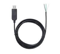 Hwmsza Prolific PL2303 USB a RS232 Serial Cable Adaptador convertidor de Extremo de Cable de 3 núcleos Compatible con USB-RS232-WE(1.8m)