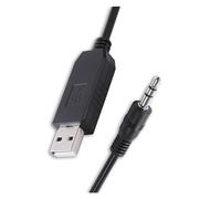Hwmsza Prolific PL2303GT USB RS232 Serial a Conector estéreo de 3,5 mm Cable de actualización for TV Ex-Link Port PC Consola(1.8M)