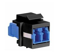 Hwmsza RJ45 y Amplificador;LC y Amplificador;Acoplador SC Snap-in Keystone Frame Placa ciega Compatible con Panel de conexión Modular en Blanco (Size : 100pcs, Color : LC SC Keystone Frame)