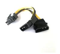 Hwmsza Servidor de PC Interno Dual 2 IDE Molex a CPU 8Pin 8p Convertidor Cable de alimentación Cable 18AWG Cable 15cm