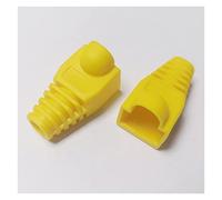 Hwmsza Tapa adaptadora RJ-45 CAT6 CAT5e Conector de Cable de Red Ethernet Tapas RJ45 Cat 5 CAT6 Funda Protectora Multicolor (Size : 20 PCS, Color : Yellow)