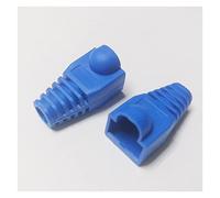 Hwmsza Tapa adaptadora RJ-45 CAT6 CAT5e Conector de Cable de Red Ethernet Tapas RJ45 Cat 5 CAT6 Funda Protectora Multicolor (Size : 100 PCS, Color : 15)