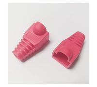 Hwmsza Tapa adaptadora RJ-45 CAT6 CAT5e Conector de Cable de Red Ethernet Tapas RJ45 Cat 5 CAT6 Funda Protectora Multicolor (Size : 20 PCS, Color : Rosso)