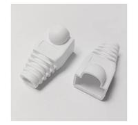 Hwmsza Tapa adaptadora RJ-45 CAT6 CAT5e Conector de Cable de Red Ethernet Tapas RJ45 Cat 5 CAT6 Funda Protectora Multicolor (Size : 20 PCS, Color : Bianco)