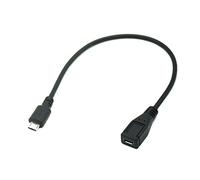 Hwmsza USB 2.0 5 Pines Macho a Hembra M a F Adaptador de Conector de extensión Conector de Enchufe Largo 90 Grados Derecho amp;en ángulo Izquierdo (Size : 20cm, Color : Straight)