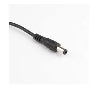 Hwmsza USB A 5.5/2.1 mm de Potencia de Barril 5V 5.5 x 2.1 Mm de Nieve Oscuro 5.5/2.5 5.5 x 2.5 mm 5v M~ni Corriente Continua Cable de Enchufe de Gato (Size : 1M, Color : Nero)