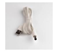 Hwmsza USB A 5.5/2.1 mm de Potencia de Barril 5V 5.5 x 2.1 Mm de Nieve Oscuro 5.5/2.5 5.5 x 2.5 mm 5v M~ni Corriente Continua Cable de Enchufe de Gato (Size : 1M, Color : Bianco)