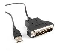 Hwmsza USB A DB25 Cable de programación Masculino Compatible con conectar una computadora portátil a T-H-M6000 Máquina reemplazar el Viejo C-O-M Puerto (Size : 1.5M)