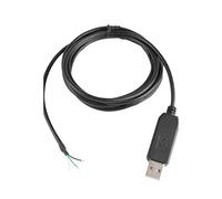 Hwmsza USB T-T-L U-A-R-T 3V3 5V Nivel de 3 Pines End de Alambre Adaptador Serial Convertidor Cable Compatible con Compatible con T-L-232R-5V/3V3-WE (Size : 6FT, Color : USB 5V TTL Level)