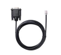 Hwmsza Zeitronix PC Cable de Datos Serie DB9 Hembra a RJ12 6P6C RS232 Cable de Registro de Datos Serie for Zt-2 Zt-3 Zt-4(2.98m)