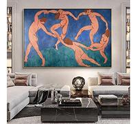 HWNU Arte De Pared De Lienzo La Danza de Henri Matisse Lienzo Abstracto Pintura fauvismo Arte Carteles e Impresiones imágenes Sala de Estar decoración del hogar Sin Marco