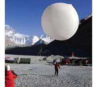 Hwoyee - Globo meteorológico profesional para fines meteorológicos, video aéreo, decoración de fiestas, entretenimiento, juguetes enormes (300 g/380 cm)