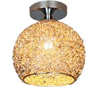 HWSY Iluminación de Techo Globo de una Sola Cabeza Luz de Techo Bola Redonda de Aluminio Montaje Empotrado Lámpara de Techo Cerca del Techo Araña Accesorio de iluminación para Barra Cocina Isla Luces