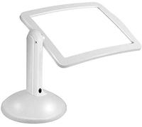 HWSY Lupa Lectura Luz LED 3X Lupa Manos Libres con Soporte y Mesa de Escritorio Lámpara de Lectura Lupa Rectangular Interesting