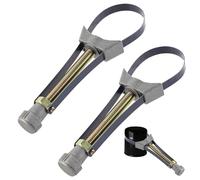 Hwtcjx 2 Piezas Llave Filtro Aceite, Llave para Filtro de Aceite con Correa Ajustable, Tipo Cinta Agarre, 60 mm - 110 mm, Firme y Seguro Herramienta Esencial para Talleres y Conductores