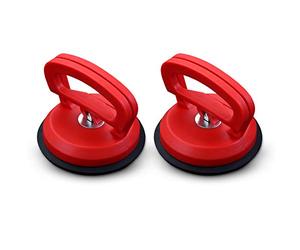 Hwtcjx 2 Piezas Ventosas para Cristales, Ventosas para Azulejos, Ventosa Mango con Capacidad de elevación de 55kg para Transportar Pesados, Vidrio, Maderas, Pisos, Superficie Lisa, Diámetro 11.8 cm