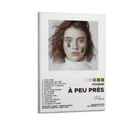 HWUEWQLERJI À Peu Près by Pomme - Póster de álbum, arte de pared, vintage, pintura decorativa, lienzo estético, decoración para sala de estar, dormitorio, 50 x 75 cm, estilo marco