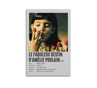 HWUEWQLERJI Le Fabuleux Destin D'Amélie Poulain Pósteres de arte de pared, póster vintage, pintura decorativa estética, lienzo decorativo para sala de estar, dormitorio, 20 x 30 cm, estilo sin marco