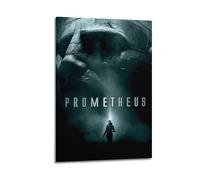 HWUEWQLERJI Póster de la película Prometheus, 2 pósteres, arte de pared, vintage, pintura decorativa, lienzo estético, decoración para sala de estar, dormitorio, 20 x 30 cm, estilo marco