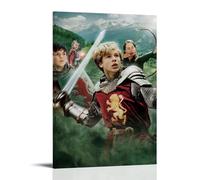 HWUEWQLERJI Póster de Las Crónicas de Narnia para pared, diseño vintage, pintura estética, lienzo decorativo para sala de estar, dormitorio, 40 x 60 cm, estilo marco
