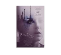 HWUEWQLERJI Póster de pared con texto en inglés "All I See Is You", estilo vintage, pintura estética, lienzo decorativo para sala de estar, dormitorio, 20 x 30 cm, estilo sin marco
